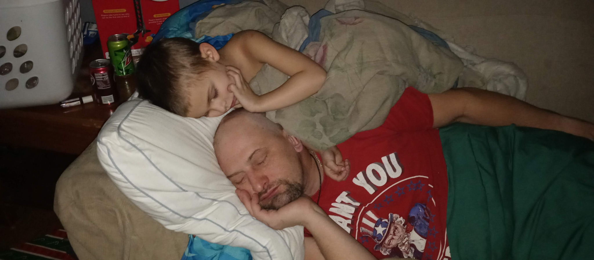 A quiet family connection between father and son